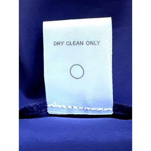 Twelfth Street by Cynthia Vincent Small Navy Floral Silk Maxi Dress Coastal Chic - Picture 10 of 16